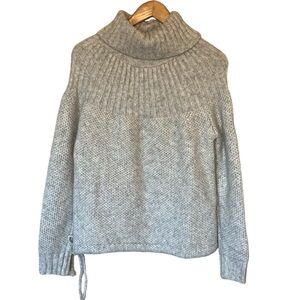 Madewell Snowbound Drawstring Pullover Gray Sweater‎ M